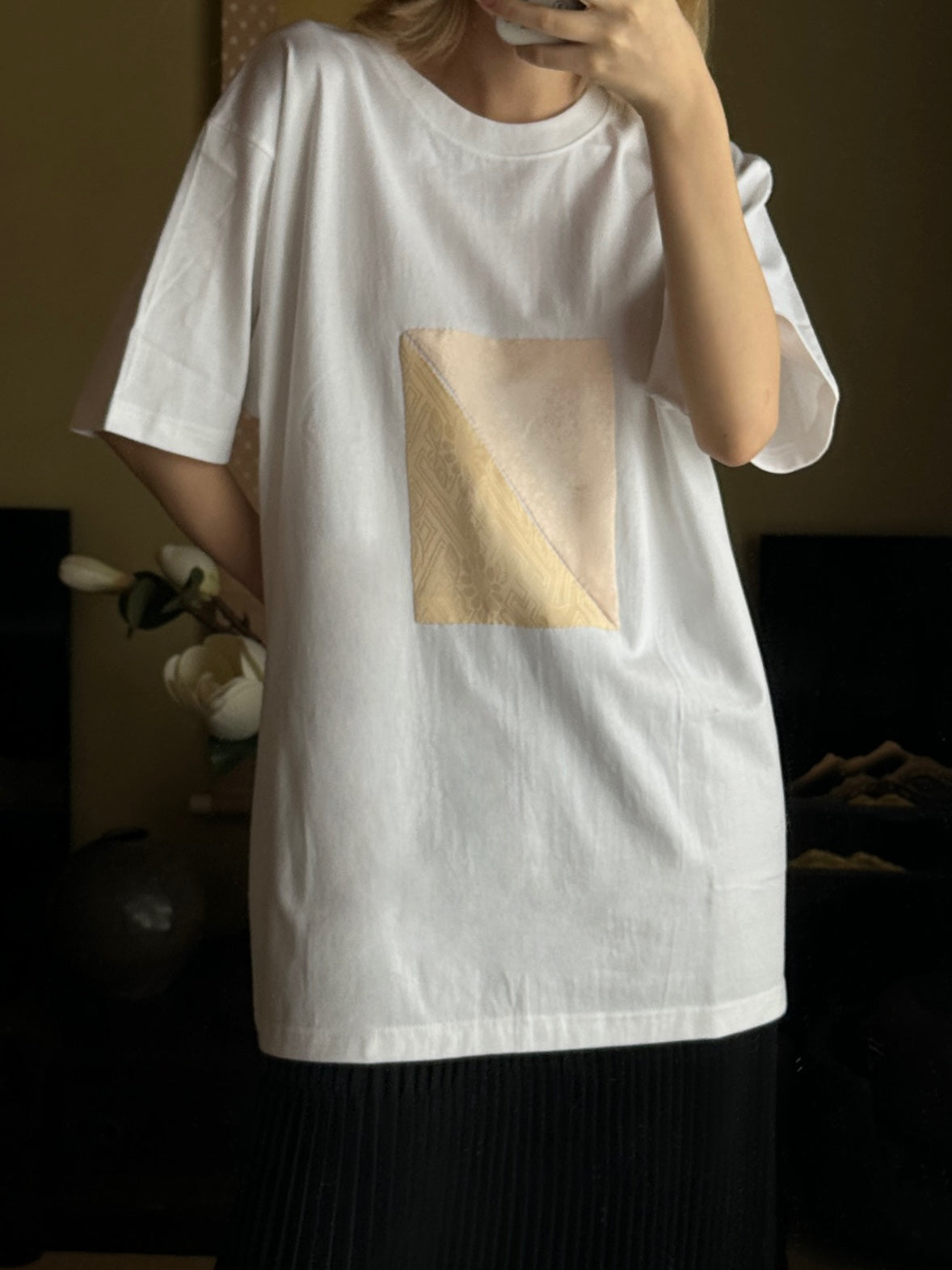 创意和服设计T恤白色