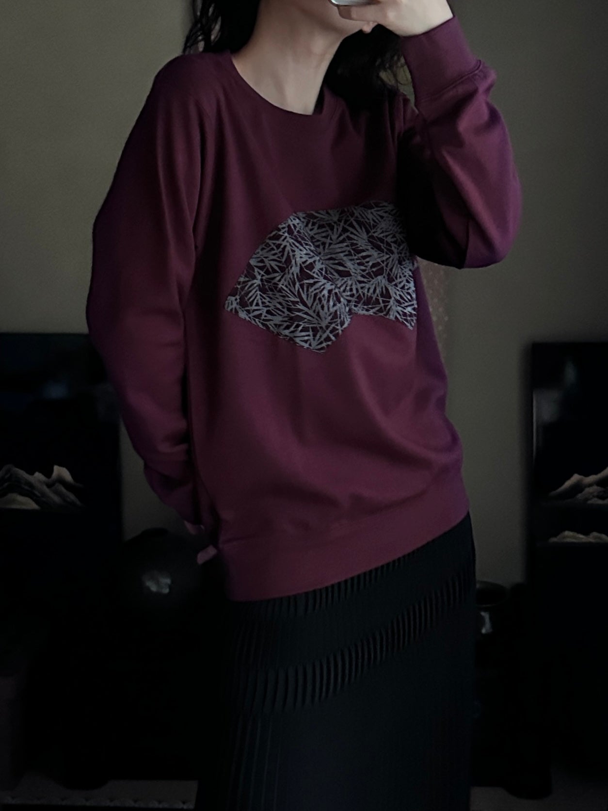 Redesigned Kimono Handmade Trainer Grape color