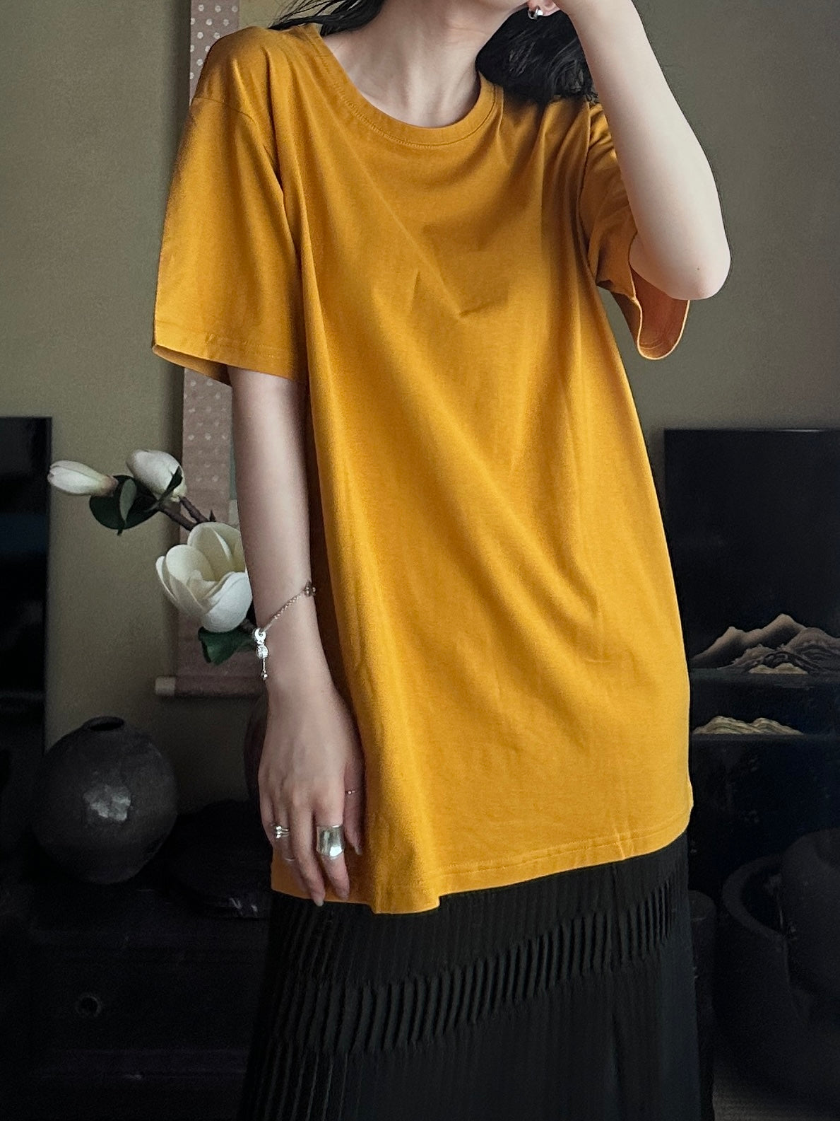 創作和服設計T 芥子色