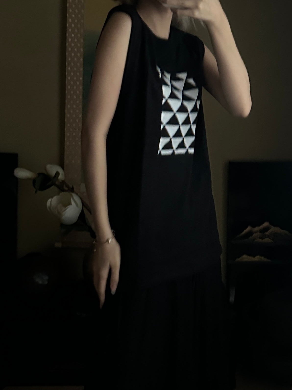 Redesigned Kimono Handmade T-Shirt Black