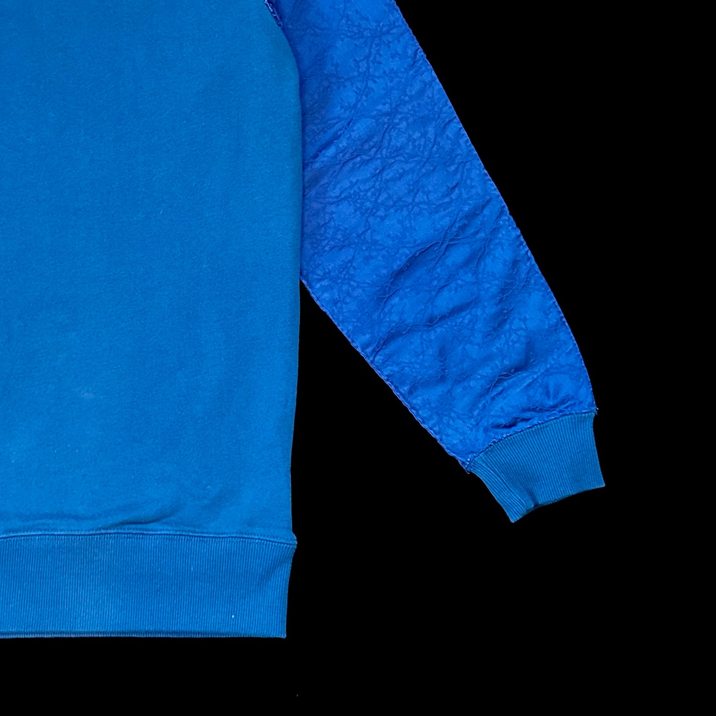Redesigned Kimono Handmade Trainer Peacock Blue