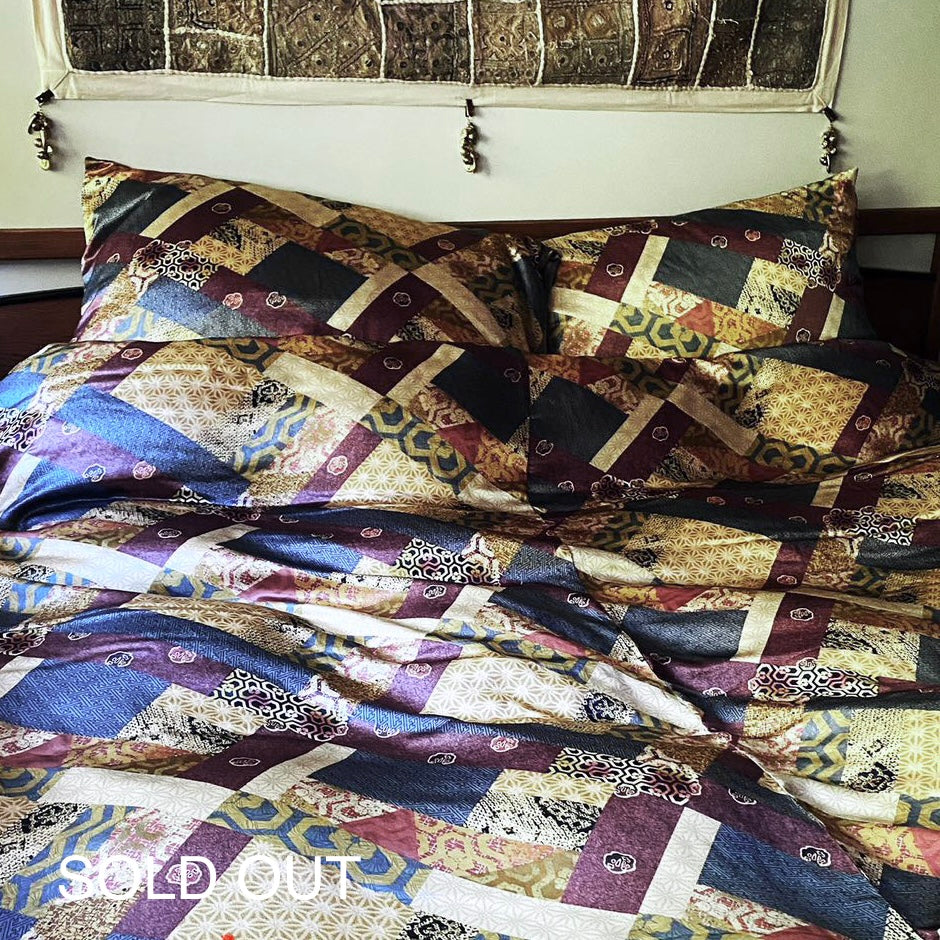 シルク 掛け布団カバー ベッドシーツ 3点セット