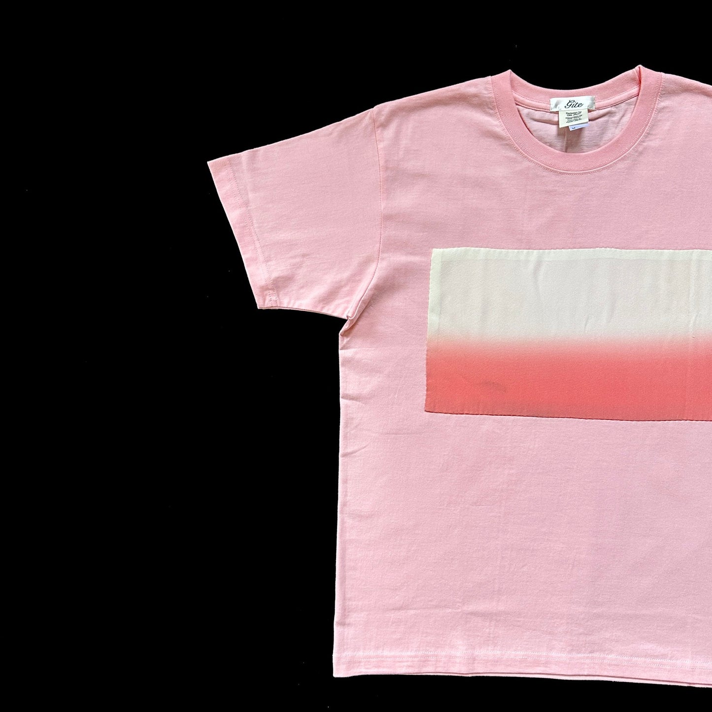 Redesigned Kimono Handmade T-Shirt Rosy Pink