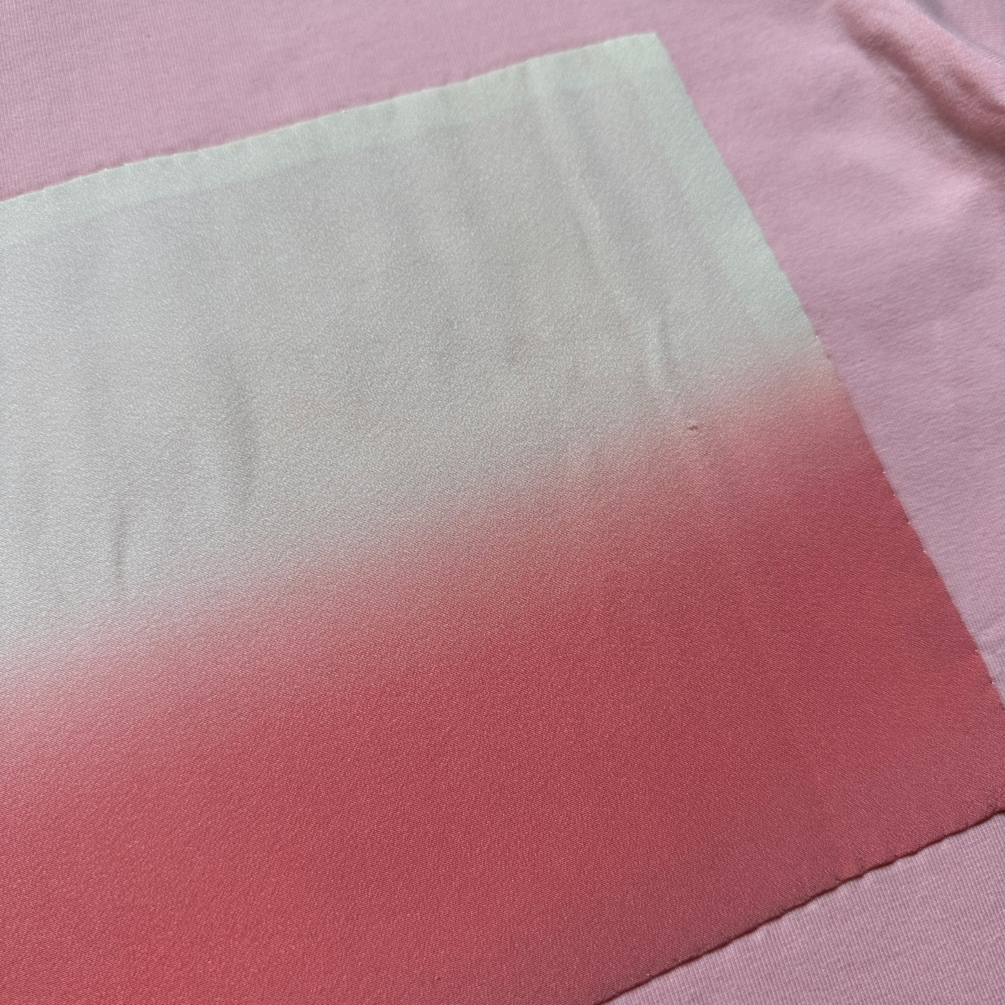 Redesigned Kimono Handmade T-Shirt Rosy Pink