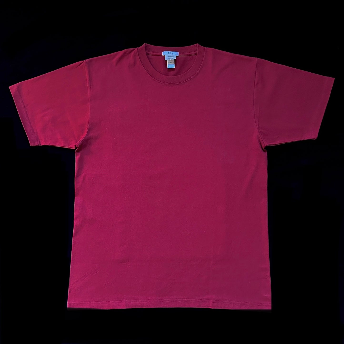 Redesigned Kimono Handmade T-Shirt dark red  color