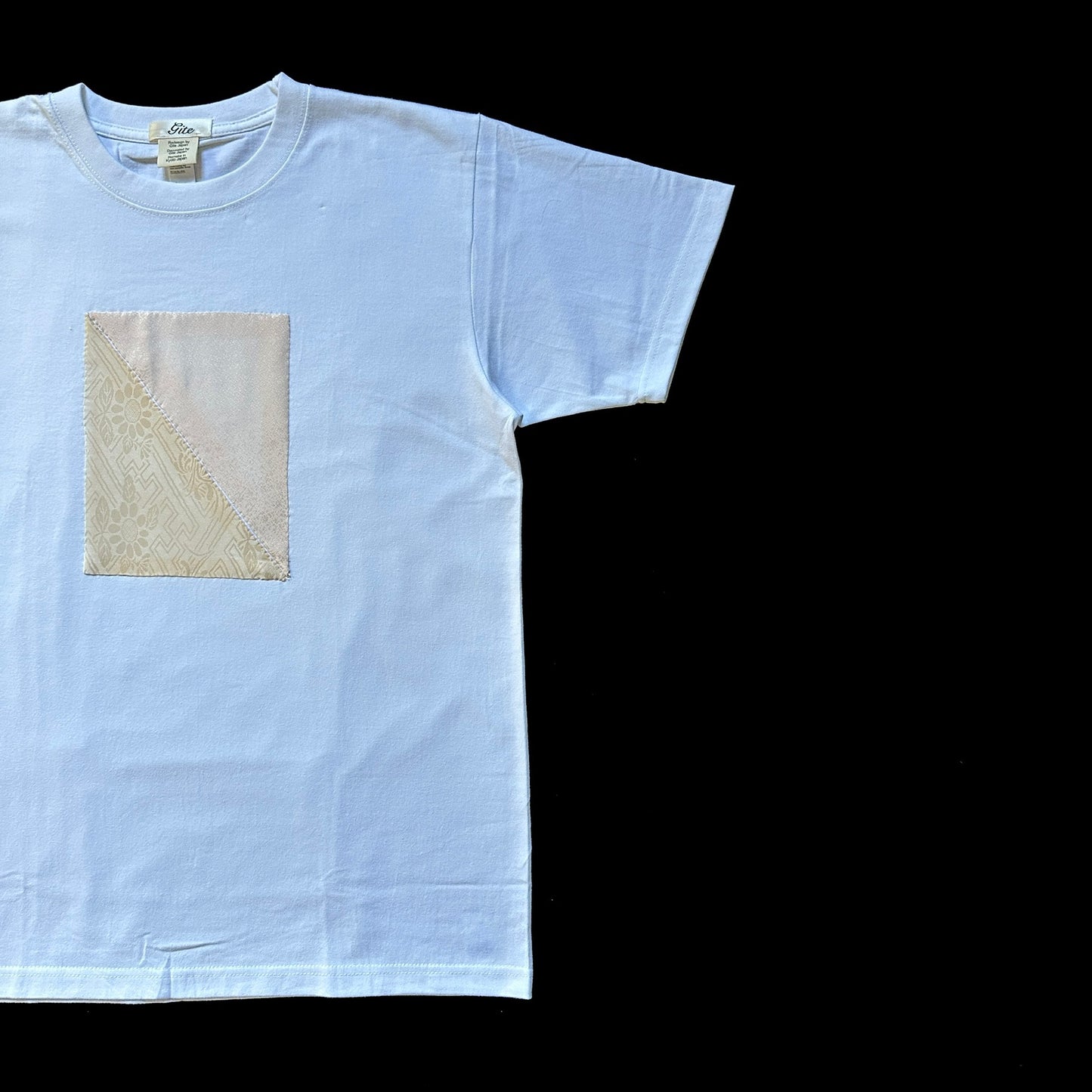 Redesigned Kimono Handmade T-Shirt White