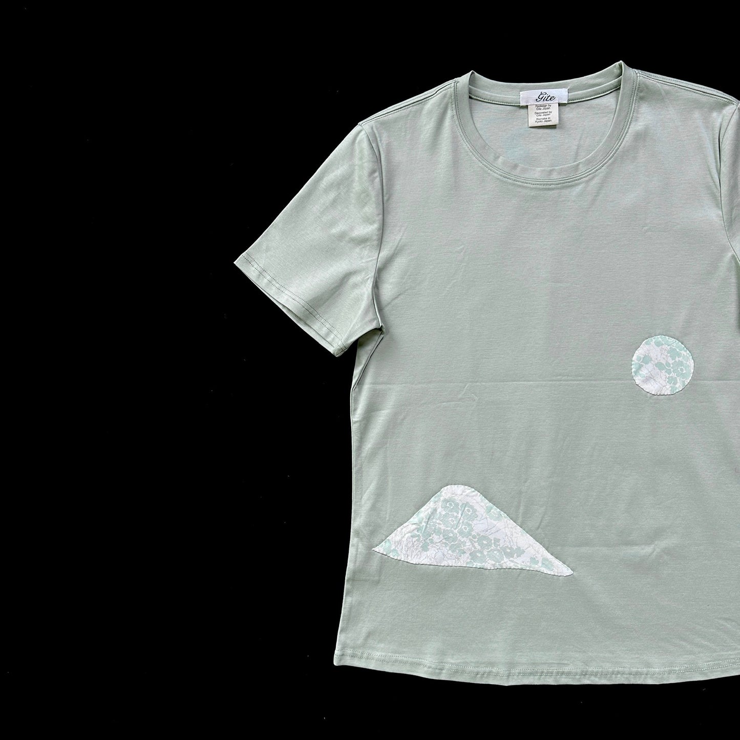 Redesigned Kimono Handmade T-Shirt Cicada color