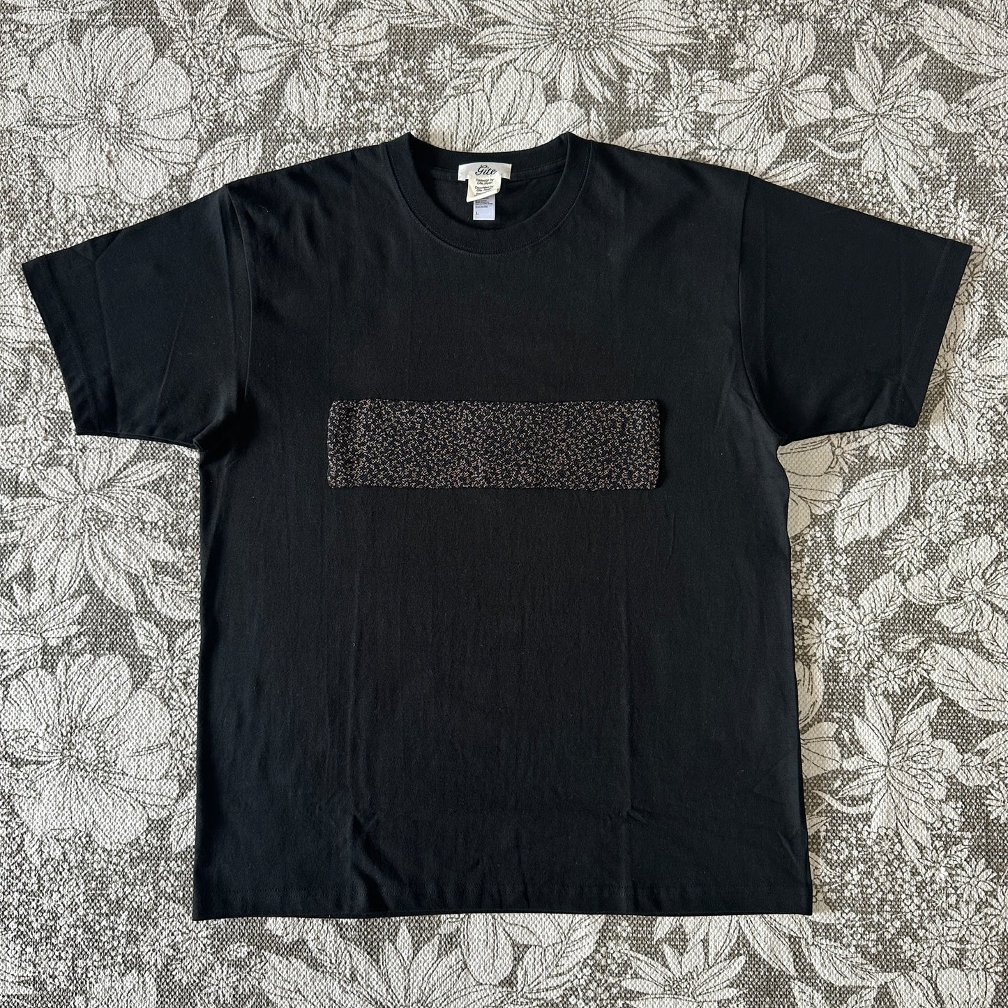 Redesigned Kimono Handmade T-Shirt Black