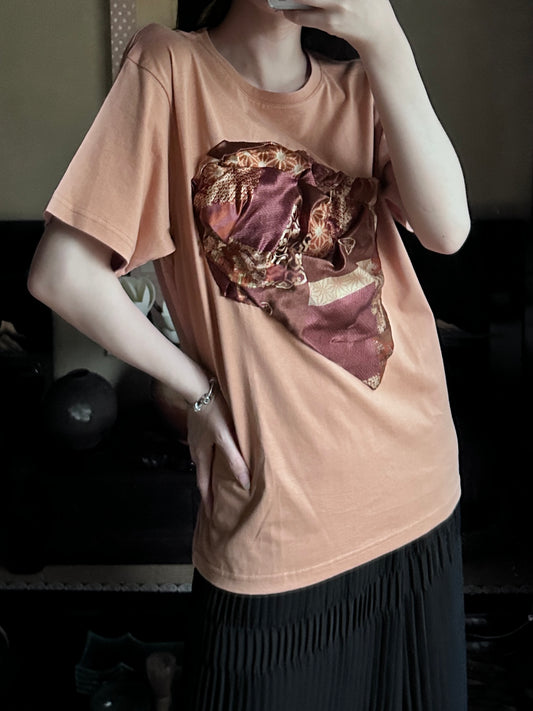 Redesigned Kimono Handmade T-Shirt Iromoyou color