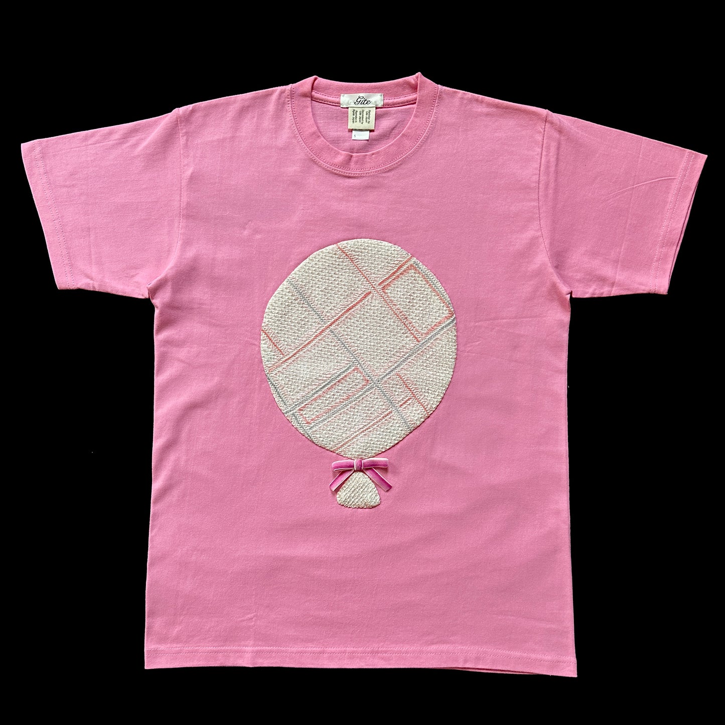 Redesigned Kimono Handmade T-Shirt Dianthus color