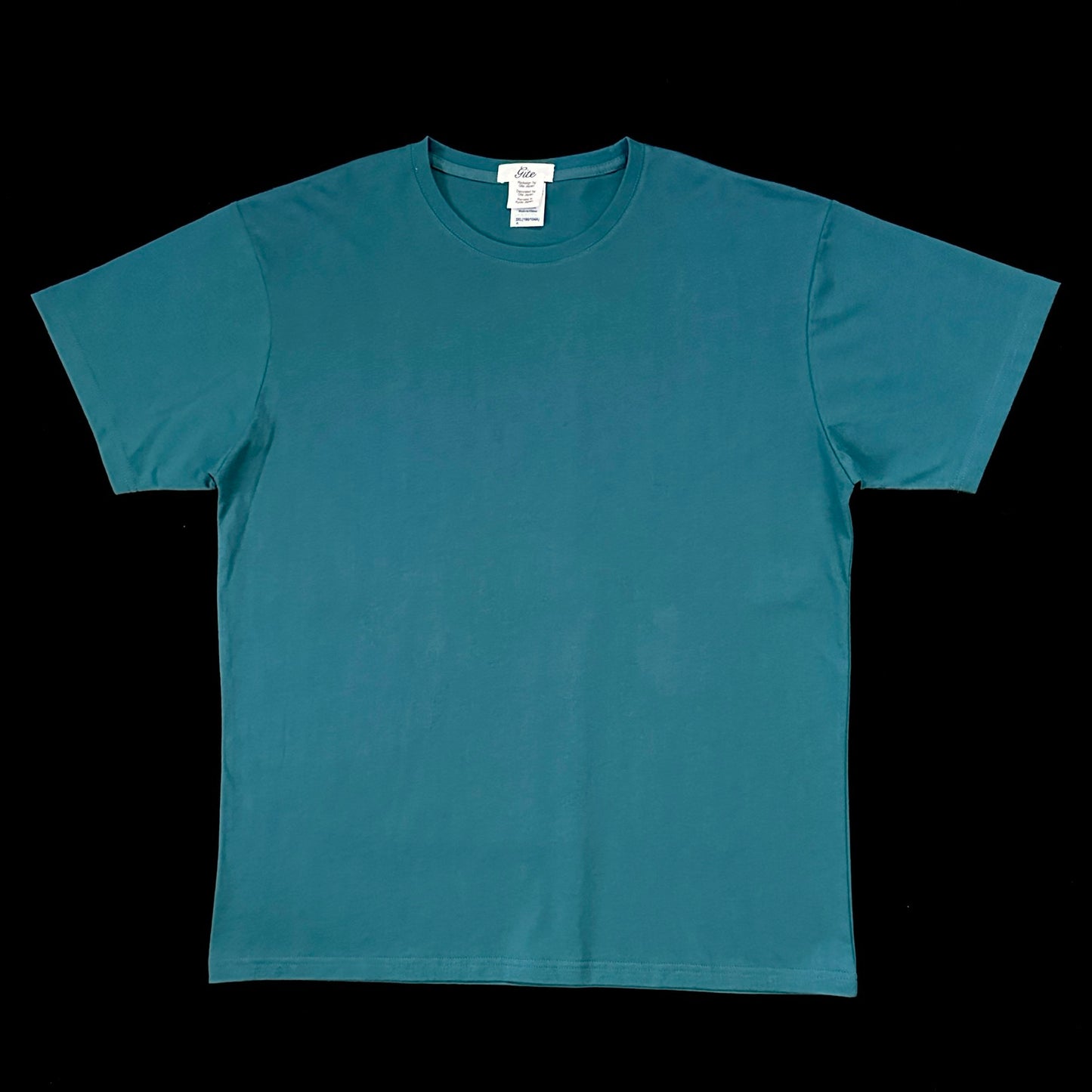 Redesigned Kimono Handmade T-Shirt Steel Blue