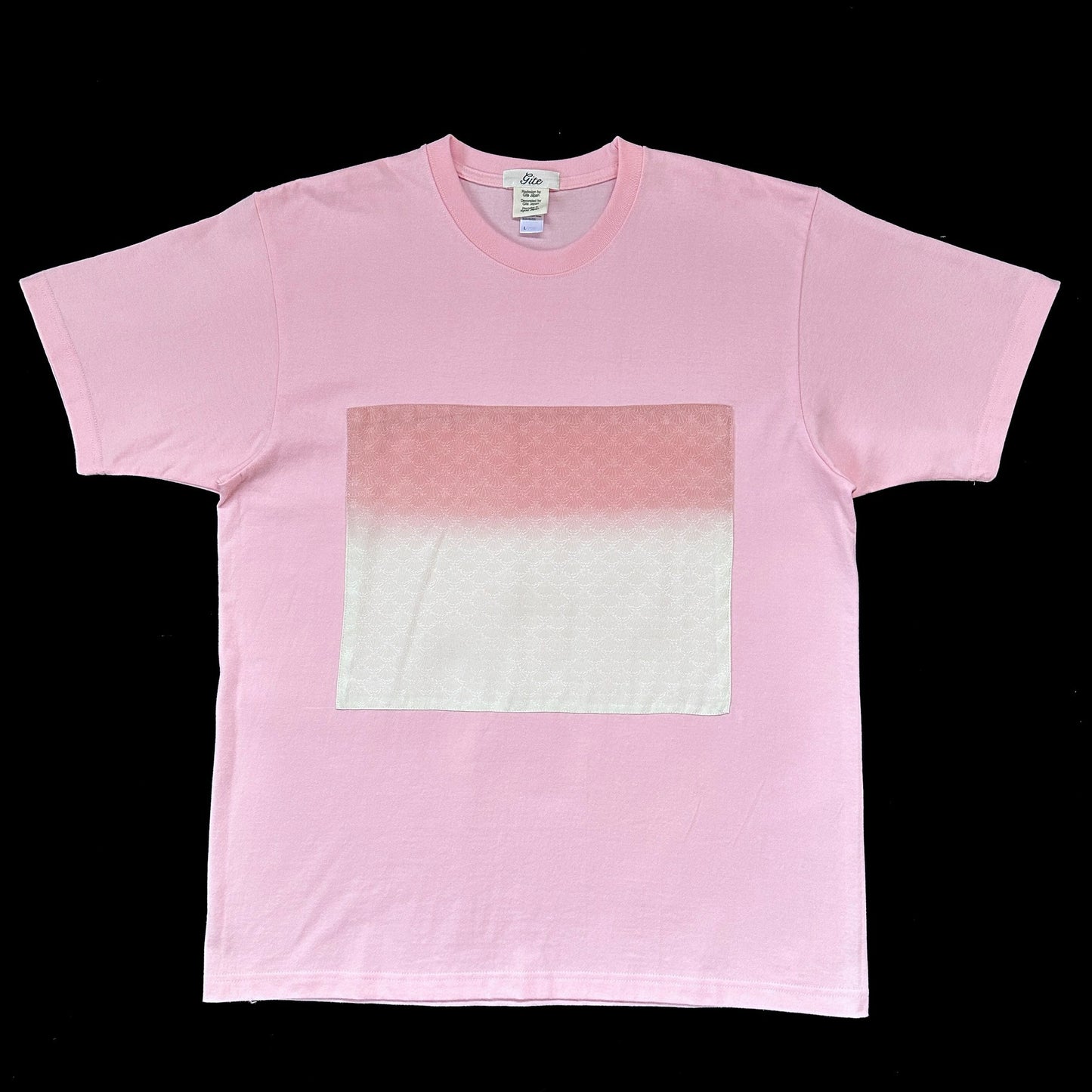 Redesigned Kimono Handmade T-Shirt Rosy Pink