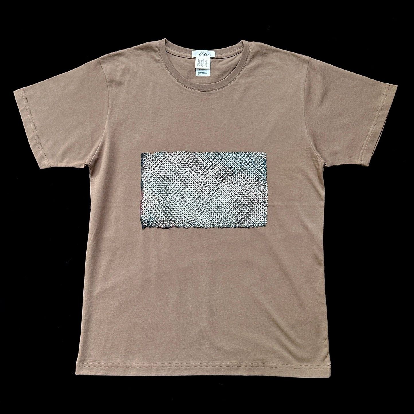 Redesigned Kimono Handmade T-Shirt Loquat Tea color