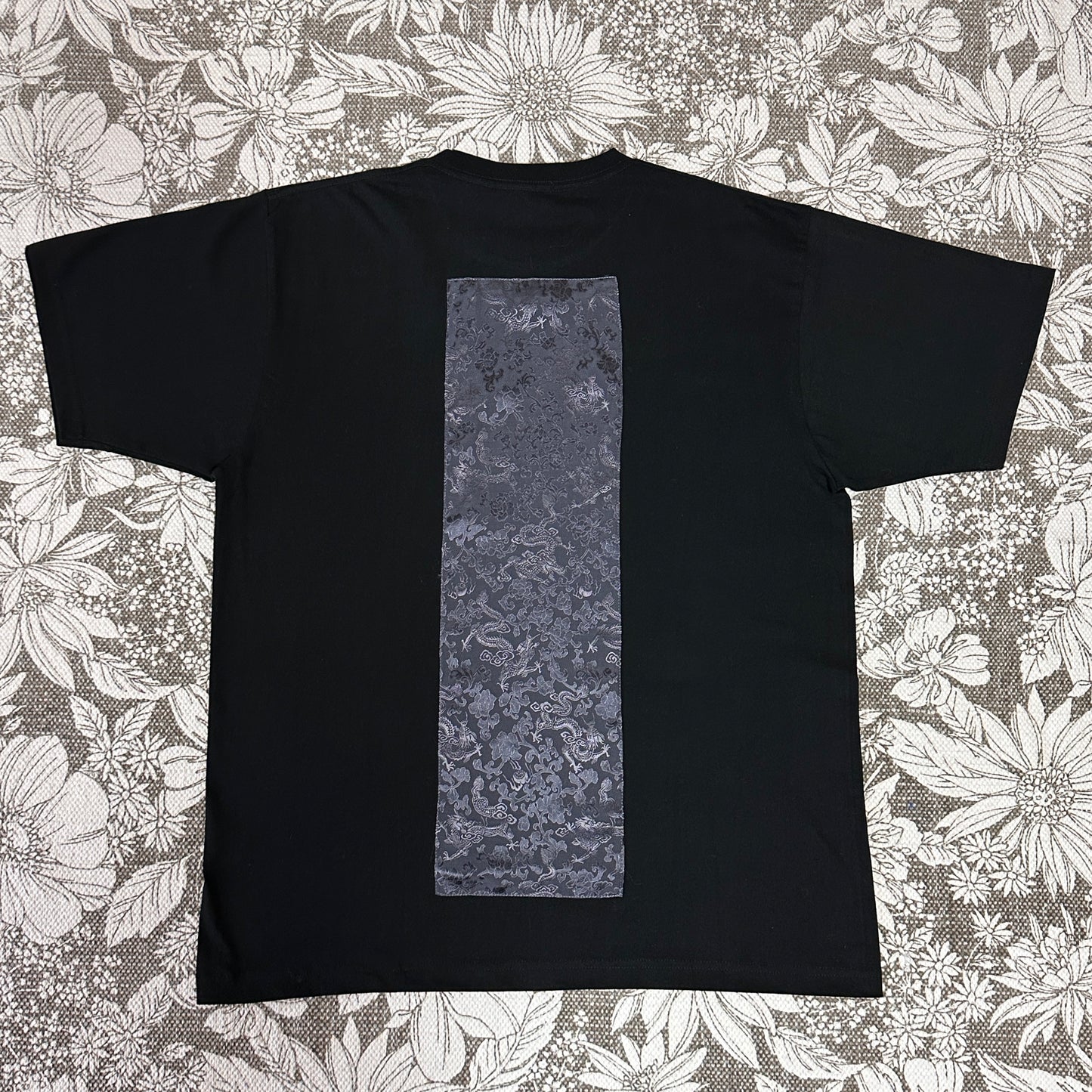 Redesigned Kimono Handmade T-Shirt Black