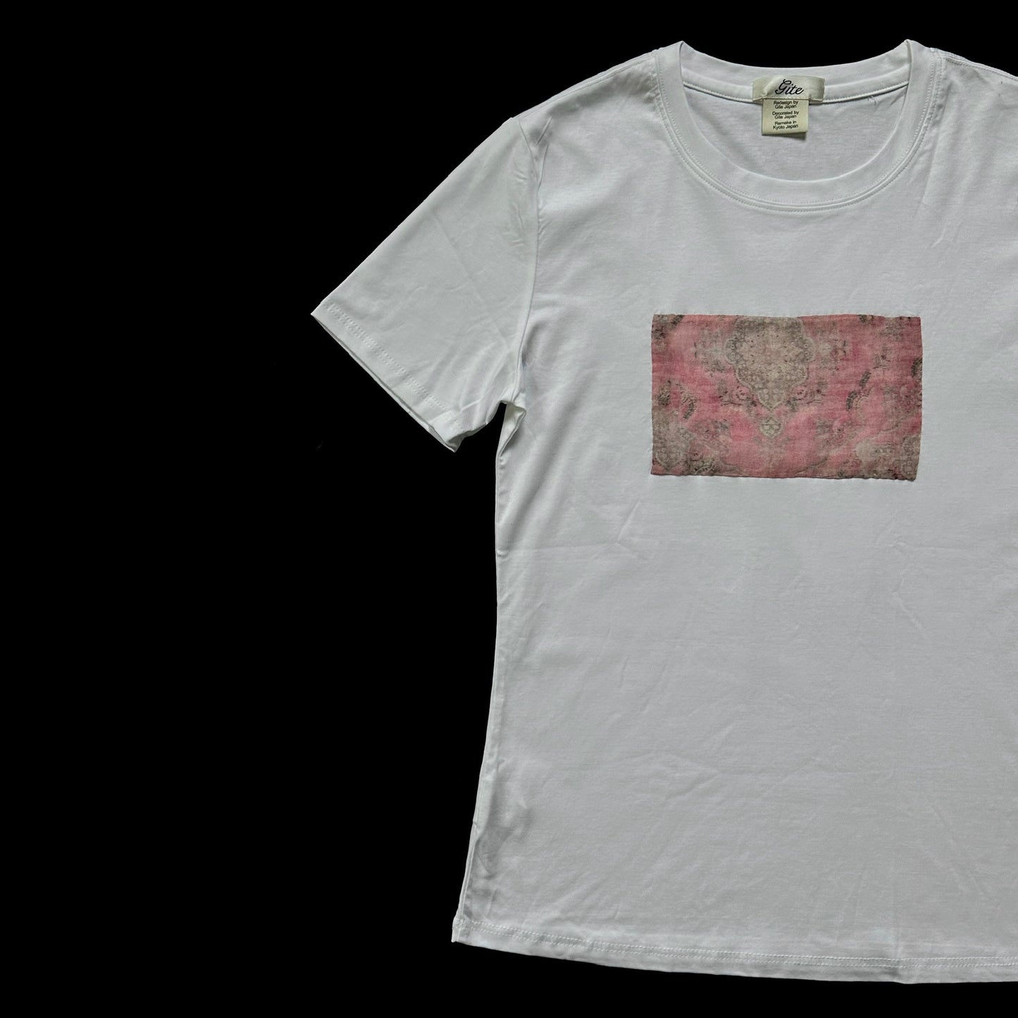 Redesigned Kimono Handmade T-Shirt White