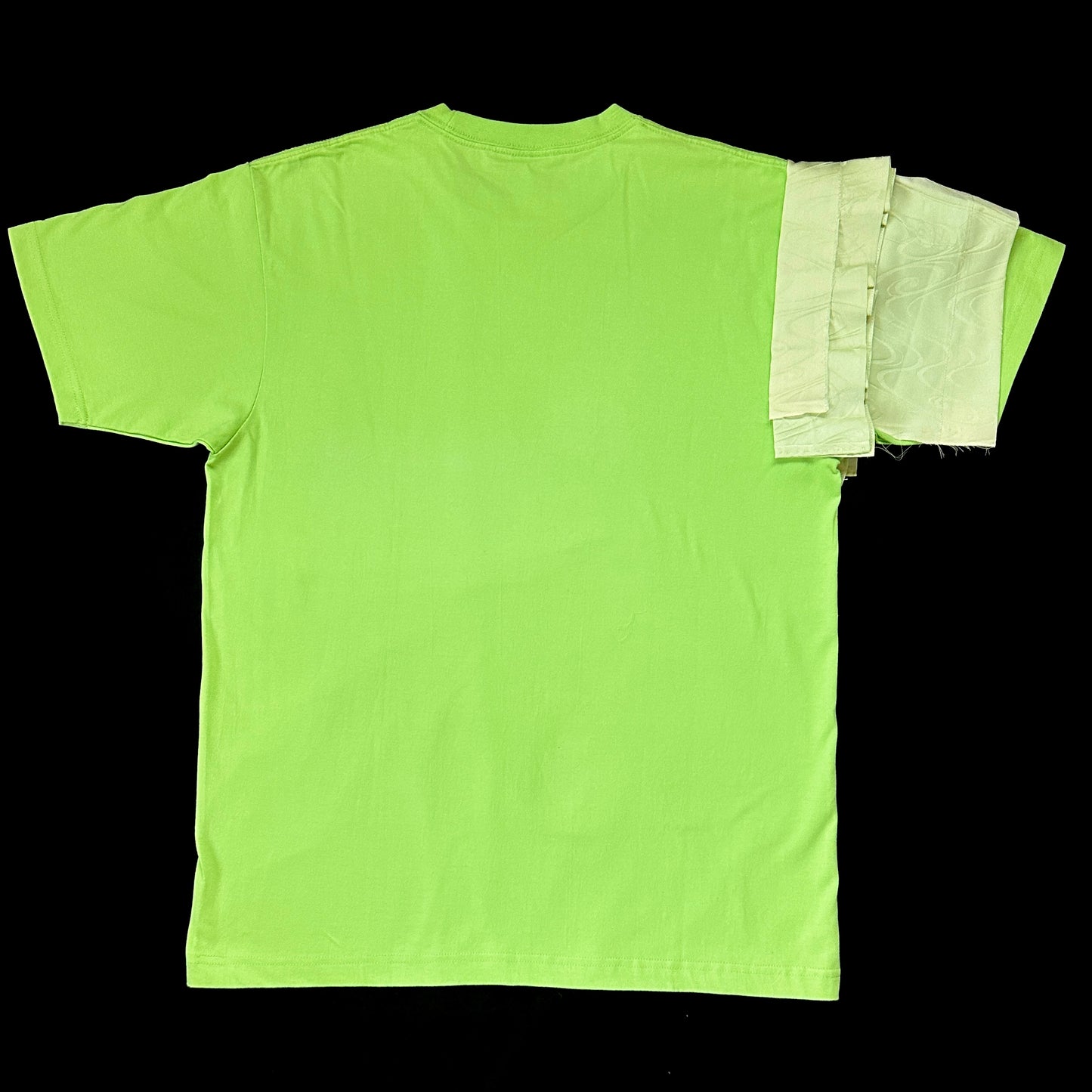 Redesigned Kimono Handmade T-Shirt Fresh Green color