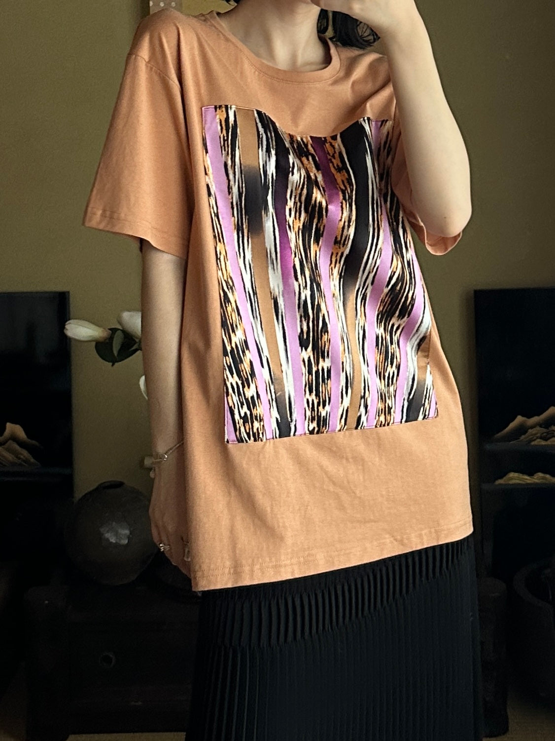 Redesigned Kimono Handmade T-Shirt Iromoyou color