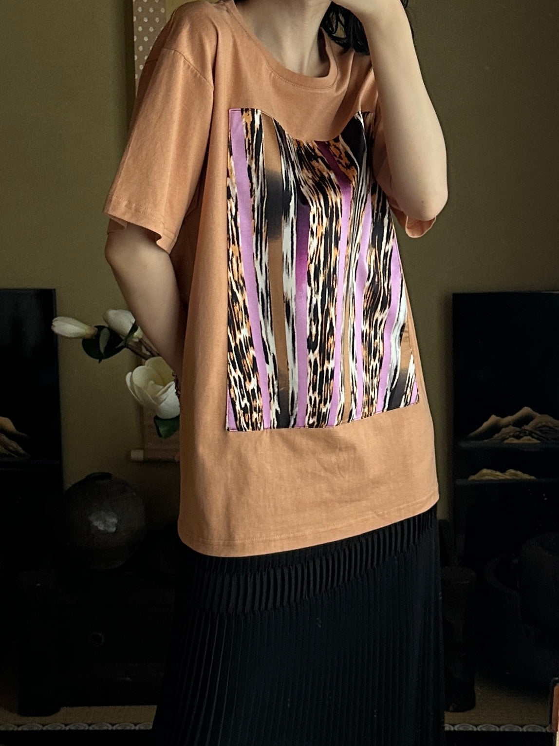 Redesigned Kimono Handmade T-Shirt Iromoyou color