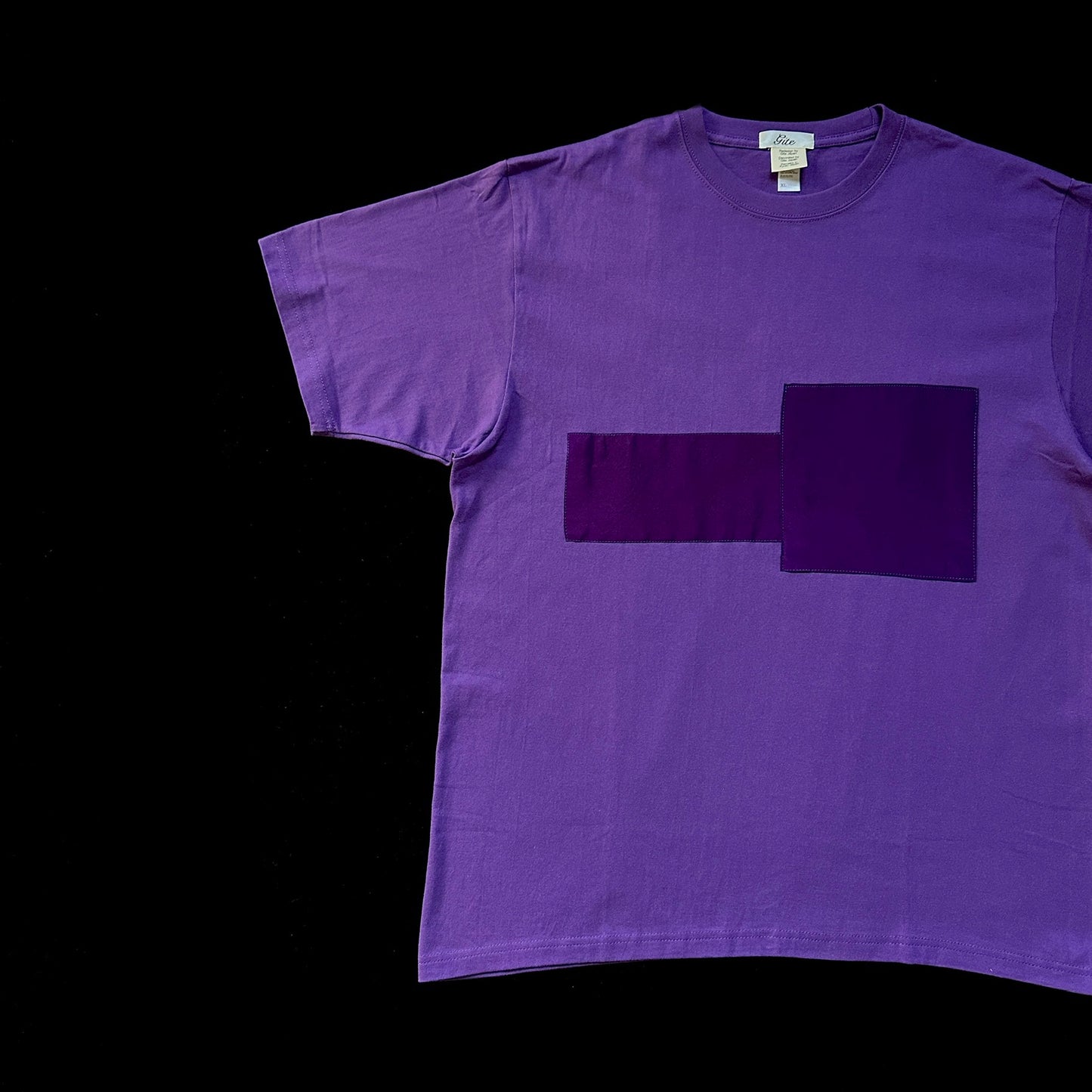 Redesigned Kimono Handmade T-Shirt Ancient Purple