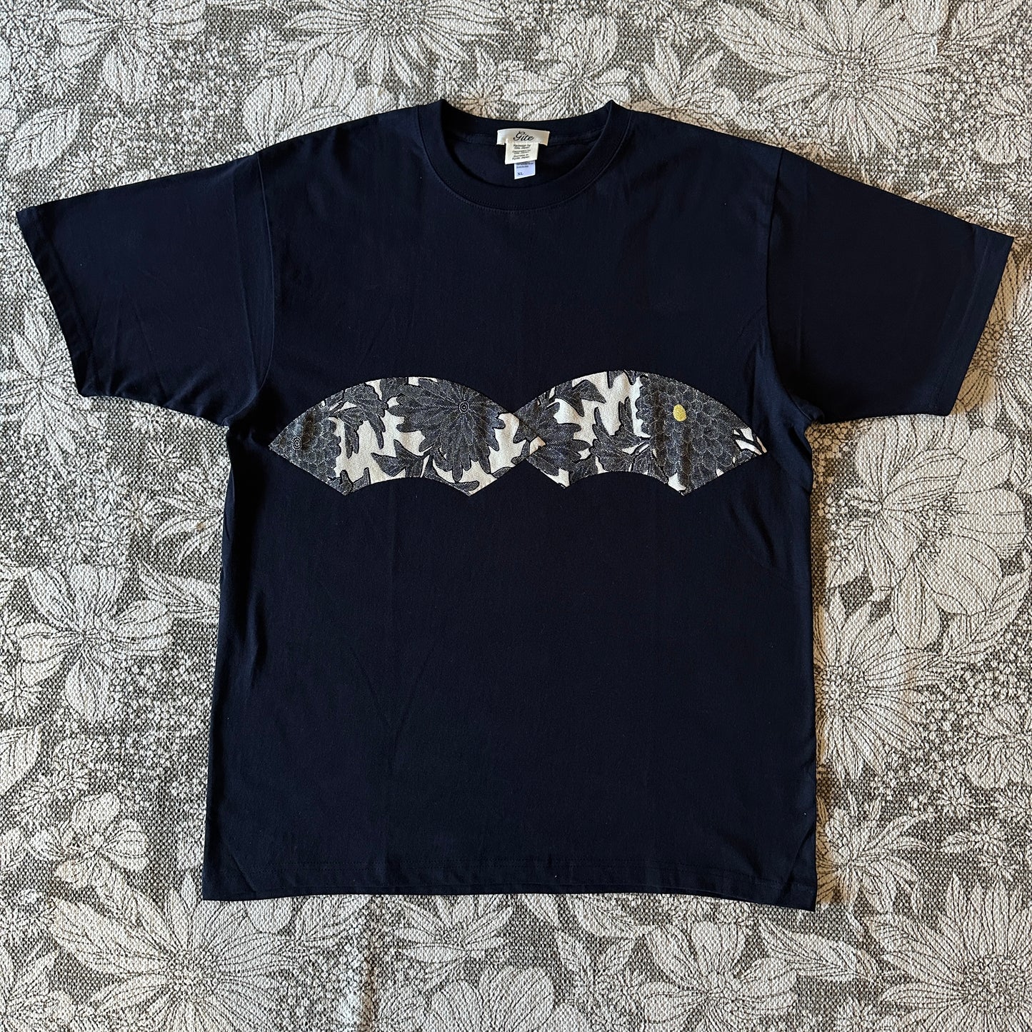 Redesigned Kimono Handmade T-Shirt Berlin Blue