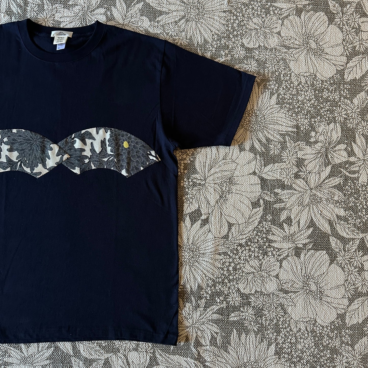 Redesigned Kimono Handmade T-Shirt Berlin Blue