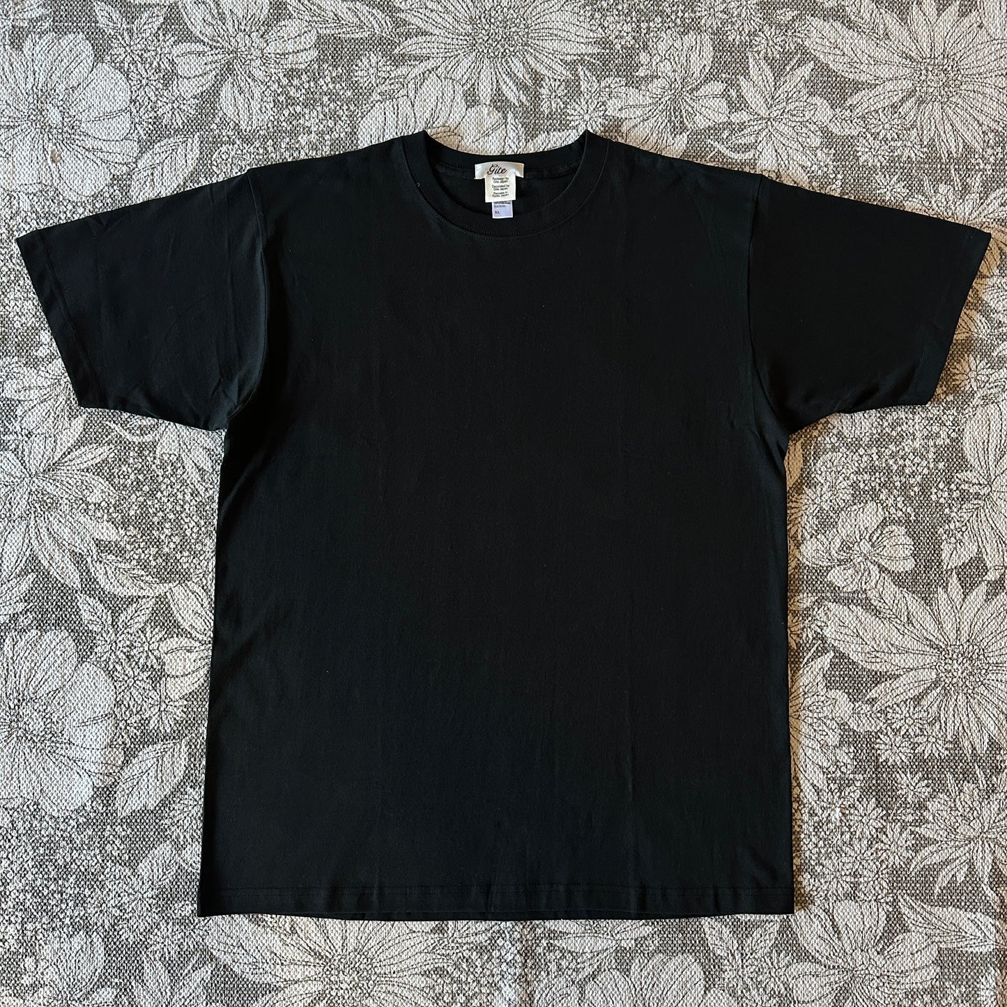 Redesigned Kimono Handmade T-Shirt Black