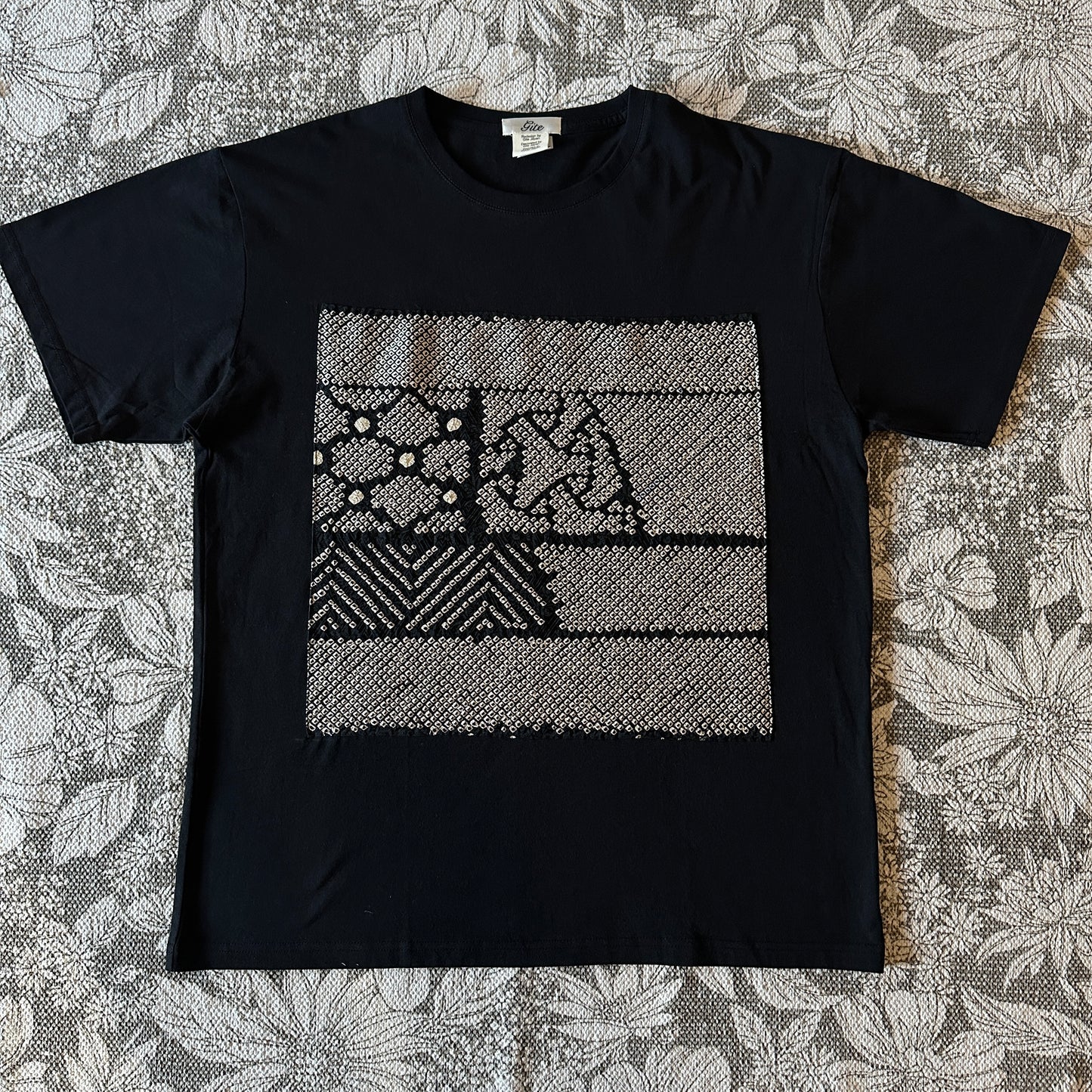 Redesigned Kimono Handmade T-Shirt Black