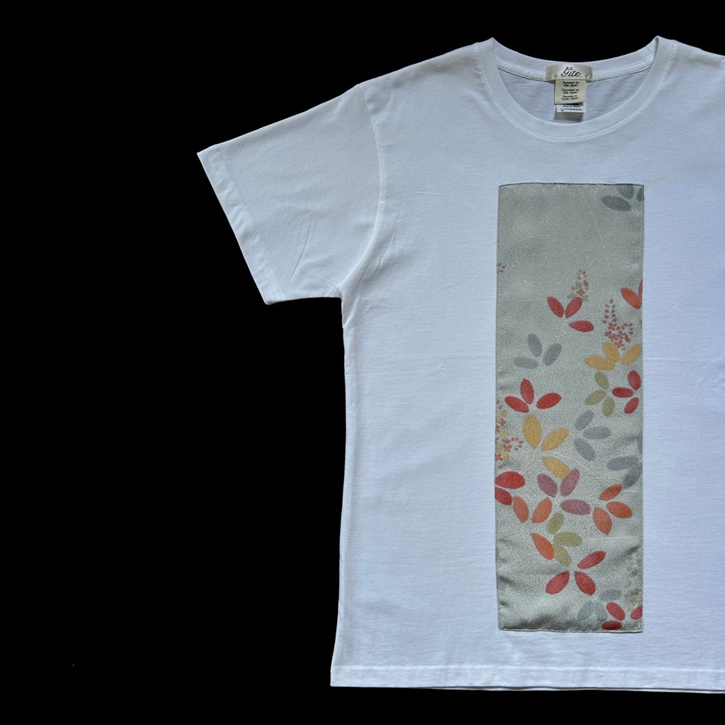 Redesigned Kimono Handmade T-Shirt White